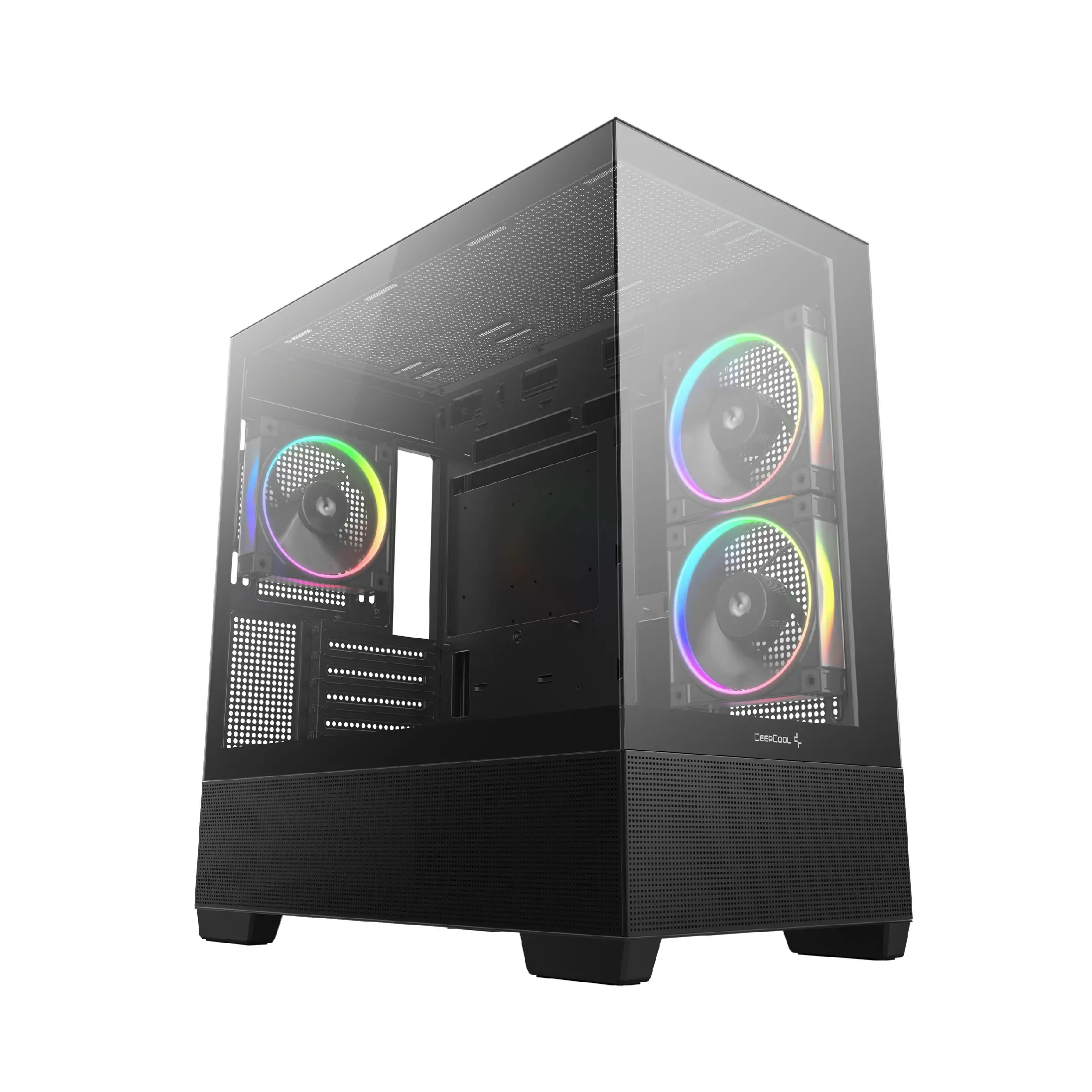 DeepCool carcasă Case ATX - CG380 3F - 3 ventilatoare ARGB, USB-C