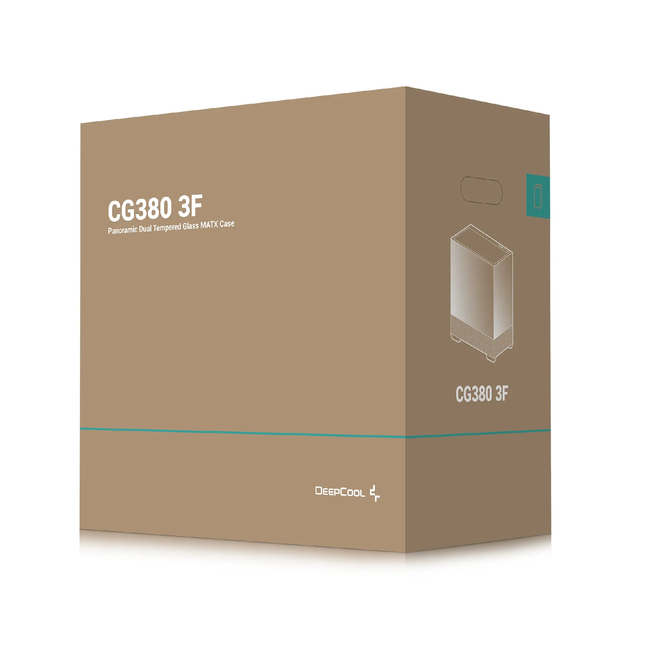 DeepCool кутия Case ATX - CG380 3F - 3 ARGB Fans, USB-C - image 10