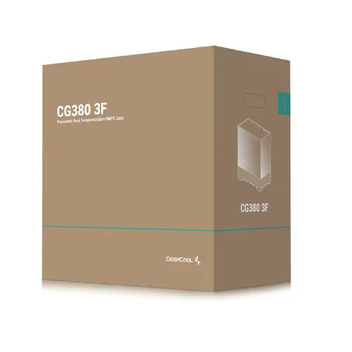 DeepCool кутия Case ATX - CG380 3F - 3 ARGB Fans, USB-C - image 10