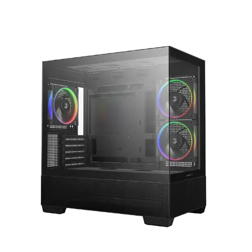 DeepCool кутия Case ATX - CG380 3F - 3 ARGB Fans, USB-C - image 1