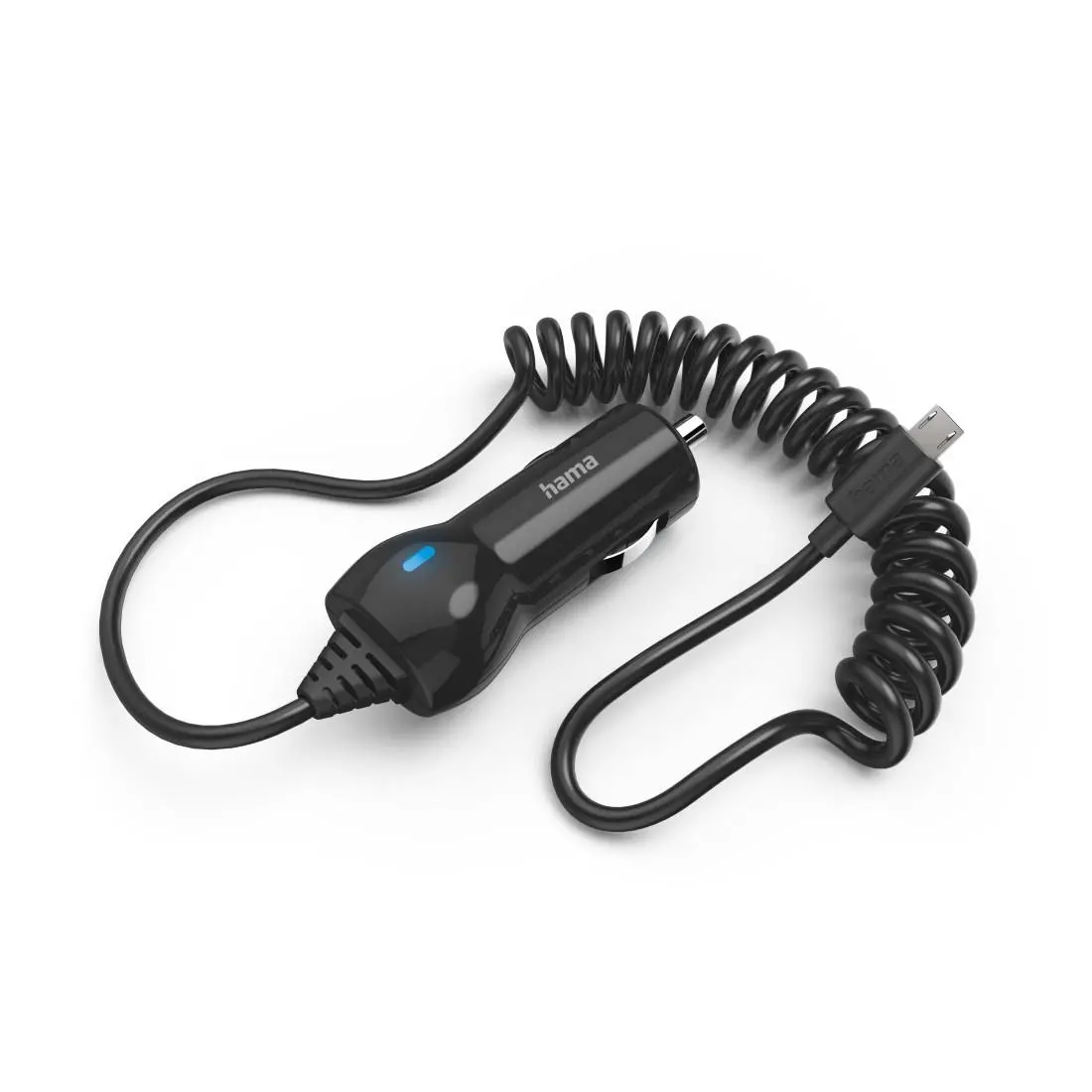 HAMA Зарядно за кола с Micro USB кабел, 6 W, 1,0 m, черно - image 1