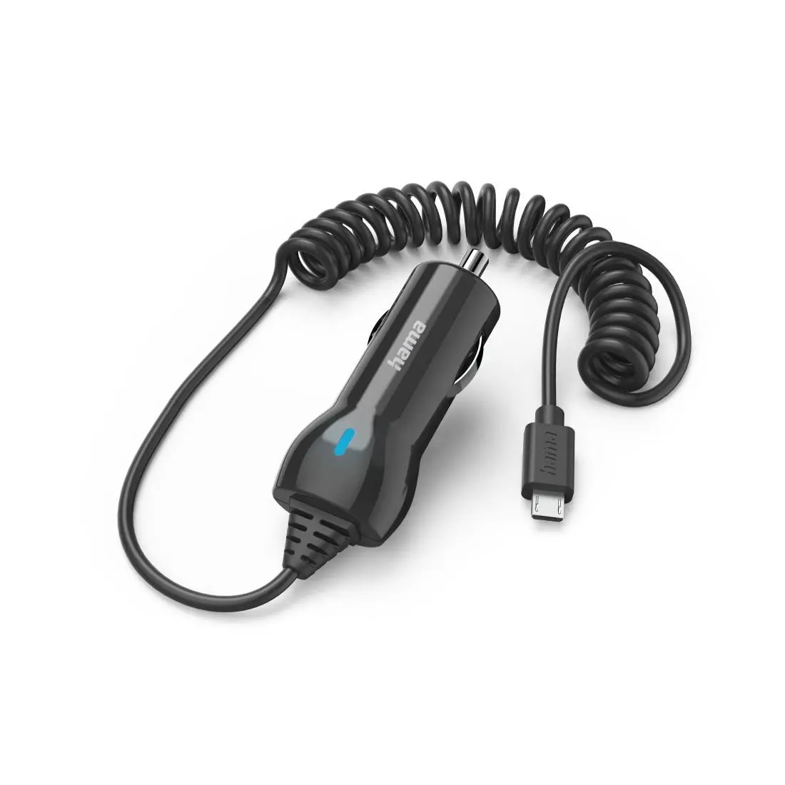 HAMA Зарядно за кола с Micro USB кабел, 6 W, 1,0 m, черно - image 2