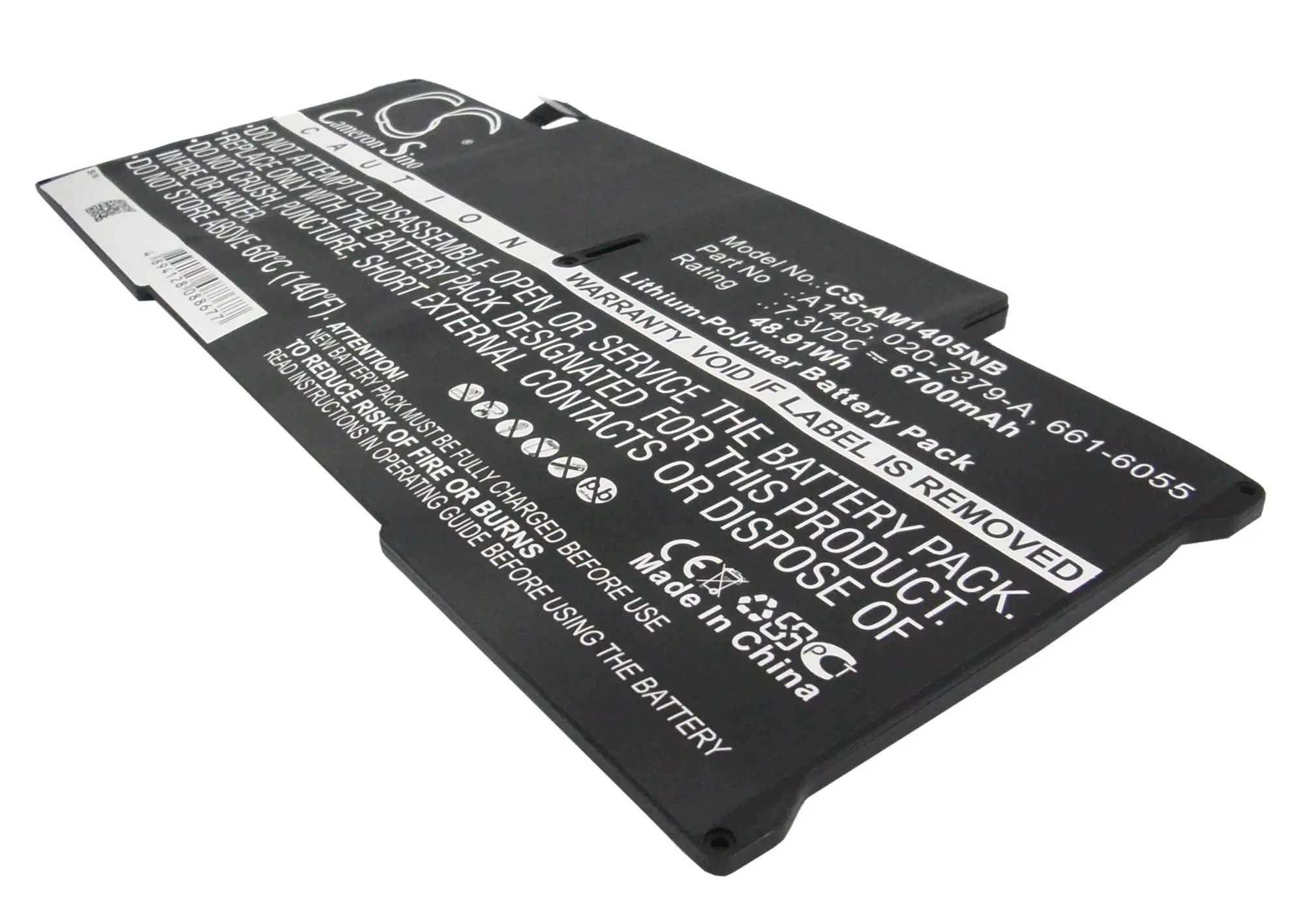 Батерия за лаптоп Apple MacBook Air 13" A1466 2012 LiPo 7,3V 6700mAh CAMERON SINO - image 1