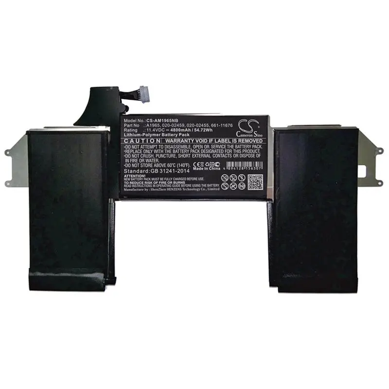 Батерия за лаптоп Apple MacBook Air 13 MRE82CH/A, MacBook Air Core I5 1.6 13-inch TRUE TONE Retina 2019 A1965 LiPo 11,4V 4800mAh CAMERON SINO