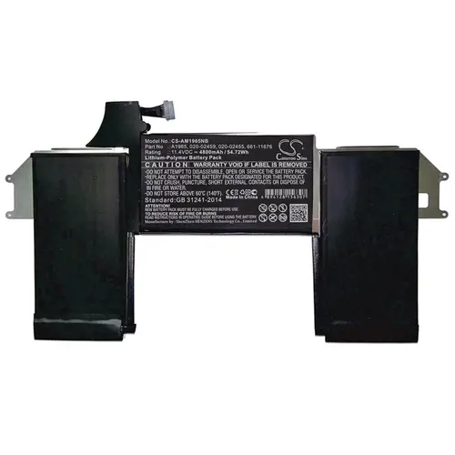 Baterie pentru laptop Apple MacBook Air 13 MRE82CH/A, MacBook Air Core I5 1.6 13 inchi TRUE TONE Retina 2019 A1965 LiPo 11,4V 4800mAh CAMERON SINO - 1