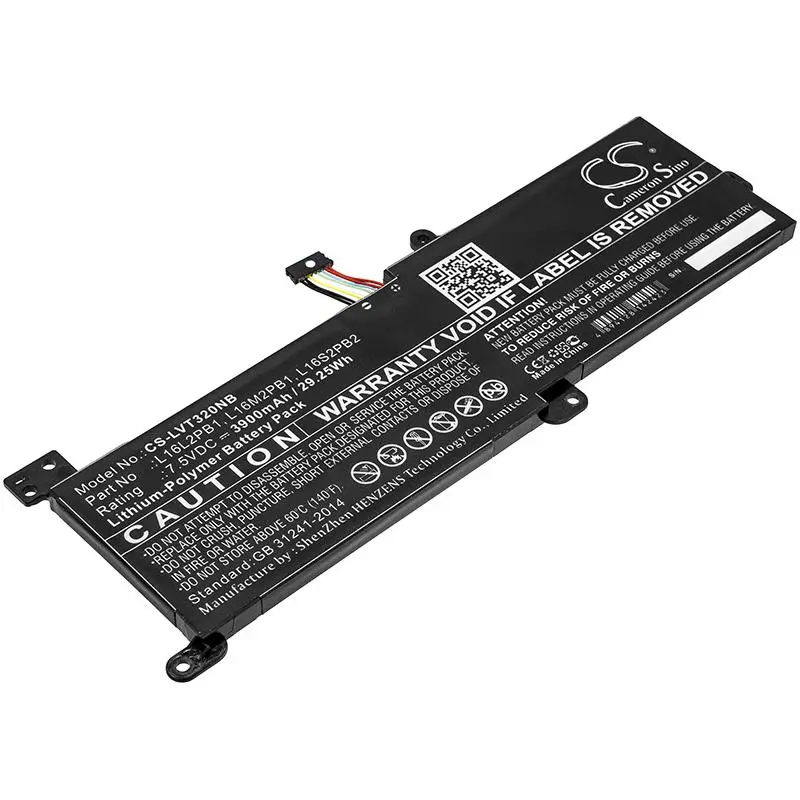 Батерия за лаптоп LENOVO 130-14AST, IdeaPad 320-15AST, Ideapad 320-17IKB L16C2PB1 LiPo 7.5V 3900mAh CAMERON SINO - image 1