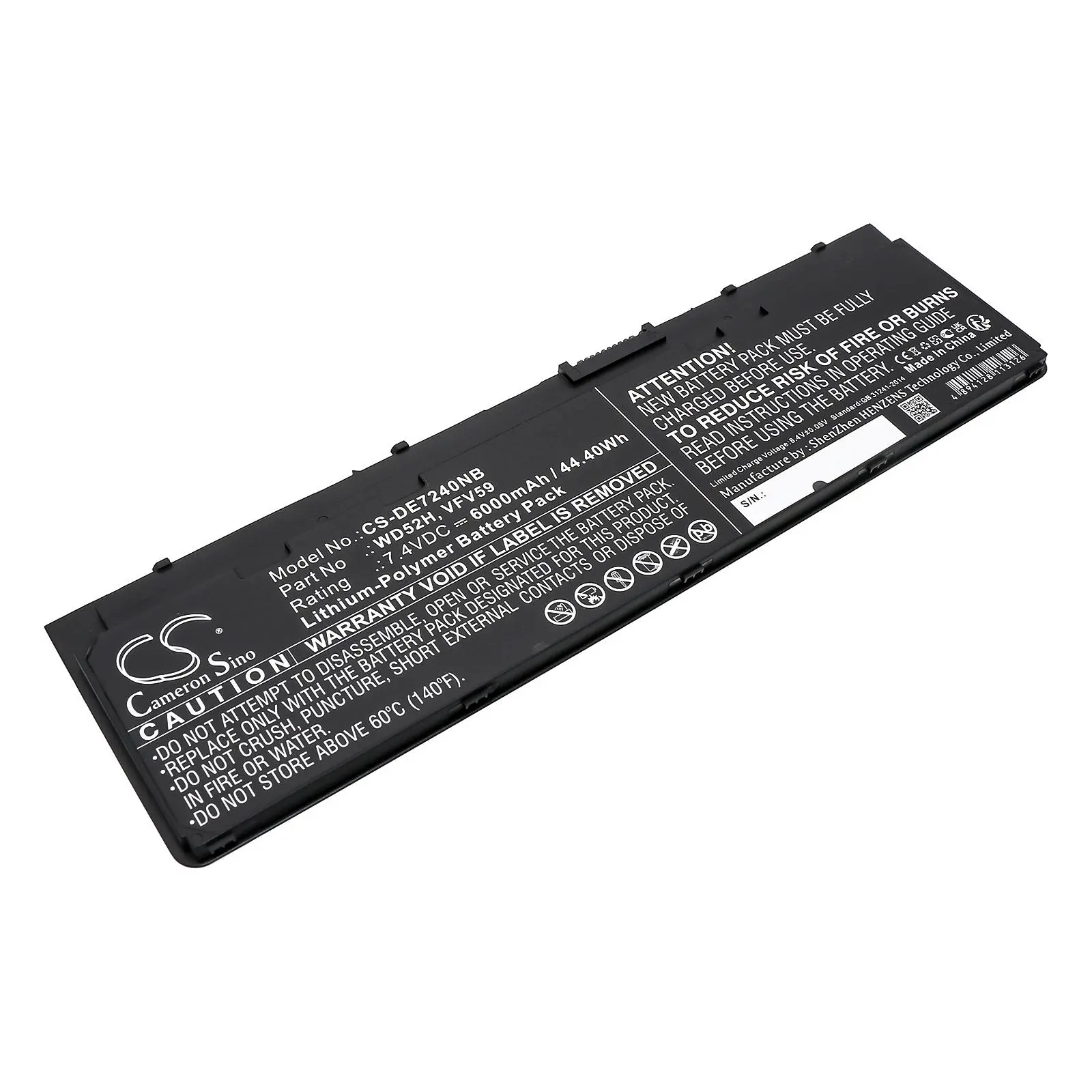 Батерия за лаптоп DELL Latitude E7240 E7250, Latitude 12 7000, 0J31N7 LiPo 7.4V 6000 mAh CAMERON SINO - image 1