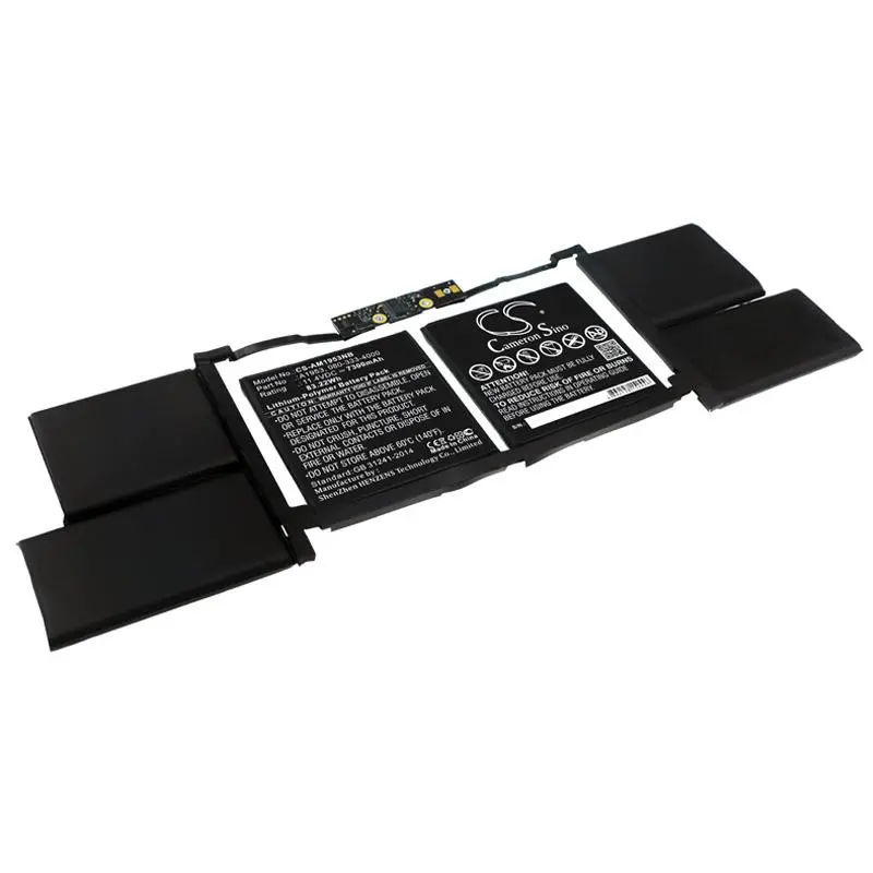 Батерия за лаптоп Apple MacBook Pro 15 inch TOUCH BAR A1990 2019 A1953 LiPo 11.4V 7300mAh CAMERON SINO - image 2