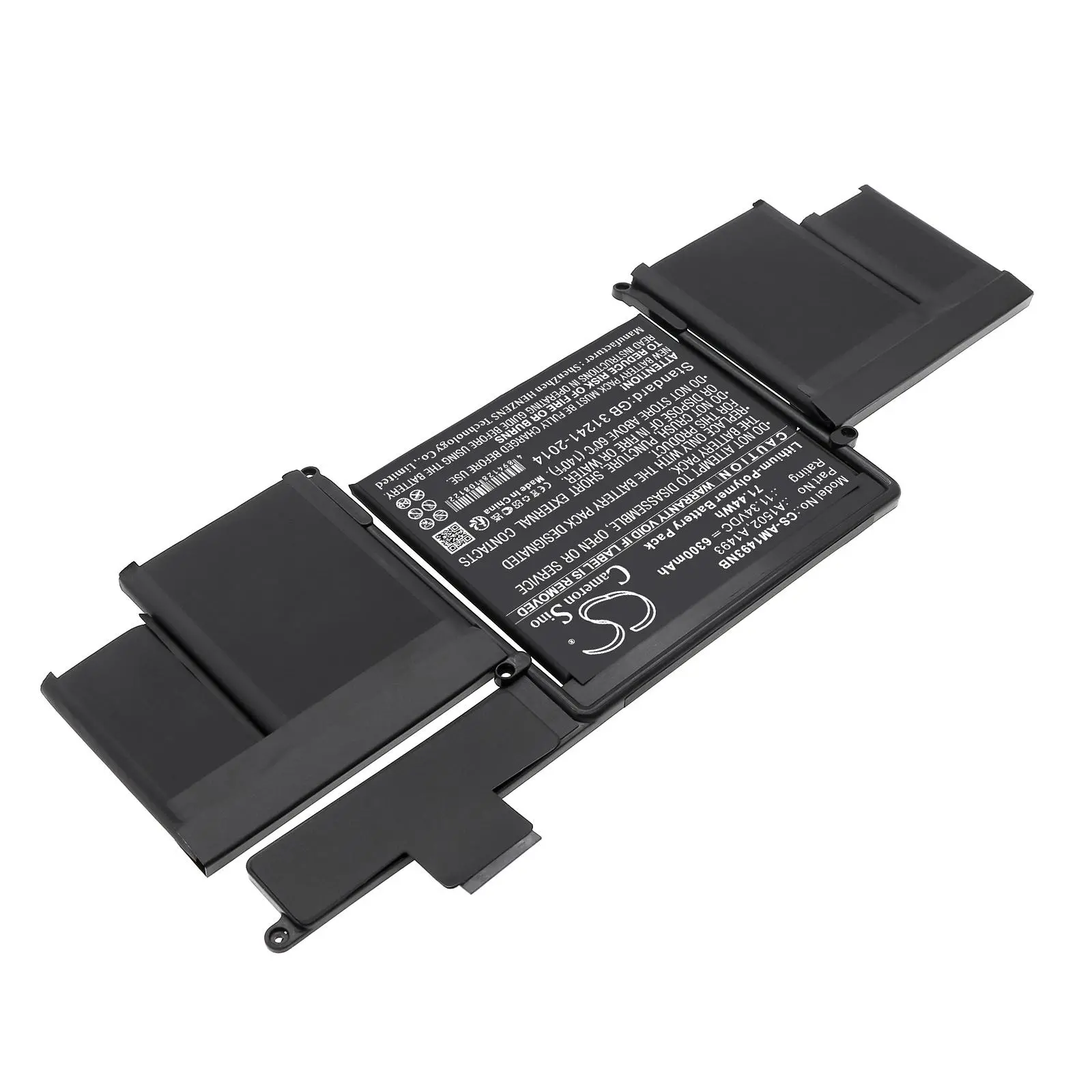Батерия за лаптоп Apple MacBook Pro ""Core i5" 2.4 13" Late 2013 Retina A1493, A1502 LiPo 11.34V 6300mAh CAMERON SINO - image 2