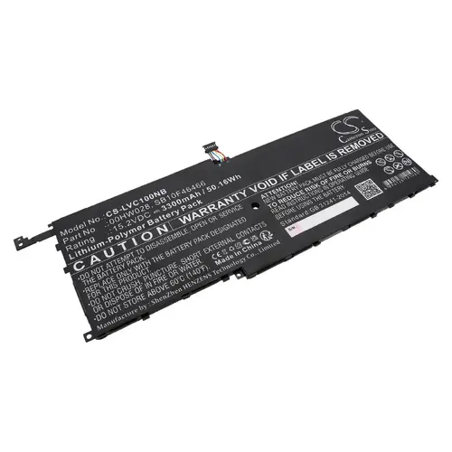 Батерия за лаптоп LENOVO ThinkPad X1 20FBS0L900, ThinkPad X1 Yoga 20FQA04TAU, 00HW028 LiPo 15.2V 3300 mAh CAMERON SINO - image 1