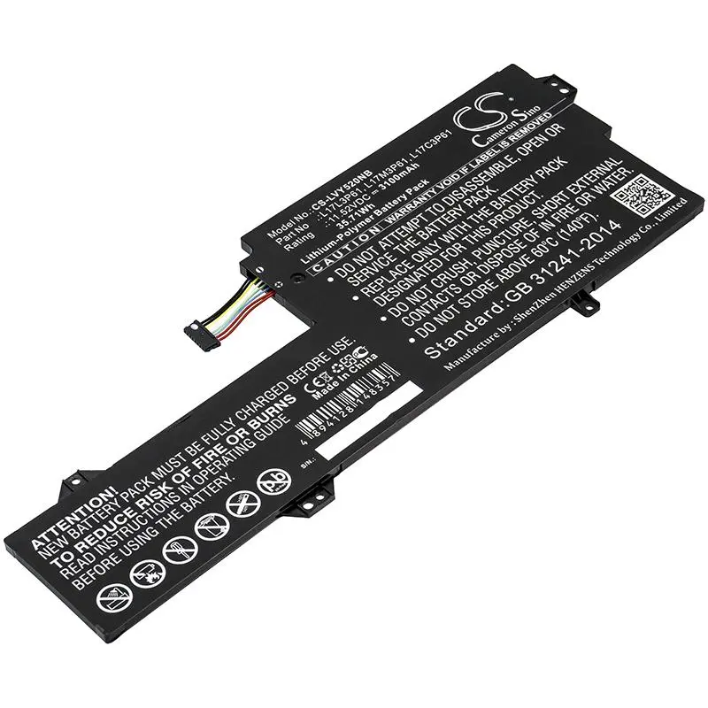 Батерия за лаптоп LENOVO IdeaPad 320S-13IKB, V530s, Yoga 520 12, L17C3P61 LiPo 11.52V 3100 mAh CAMERON SINO - image 2