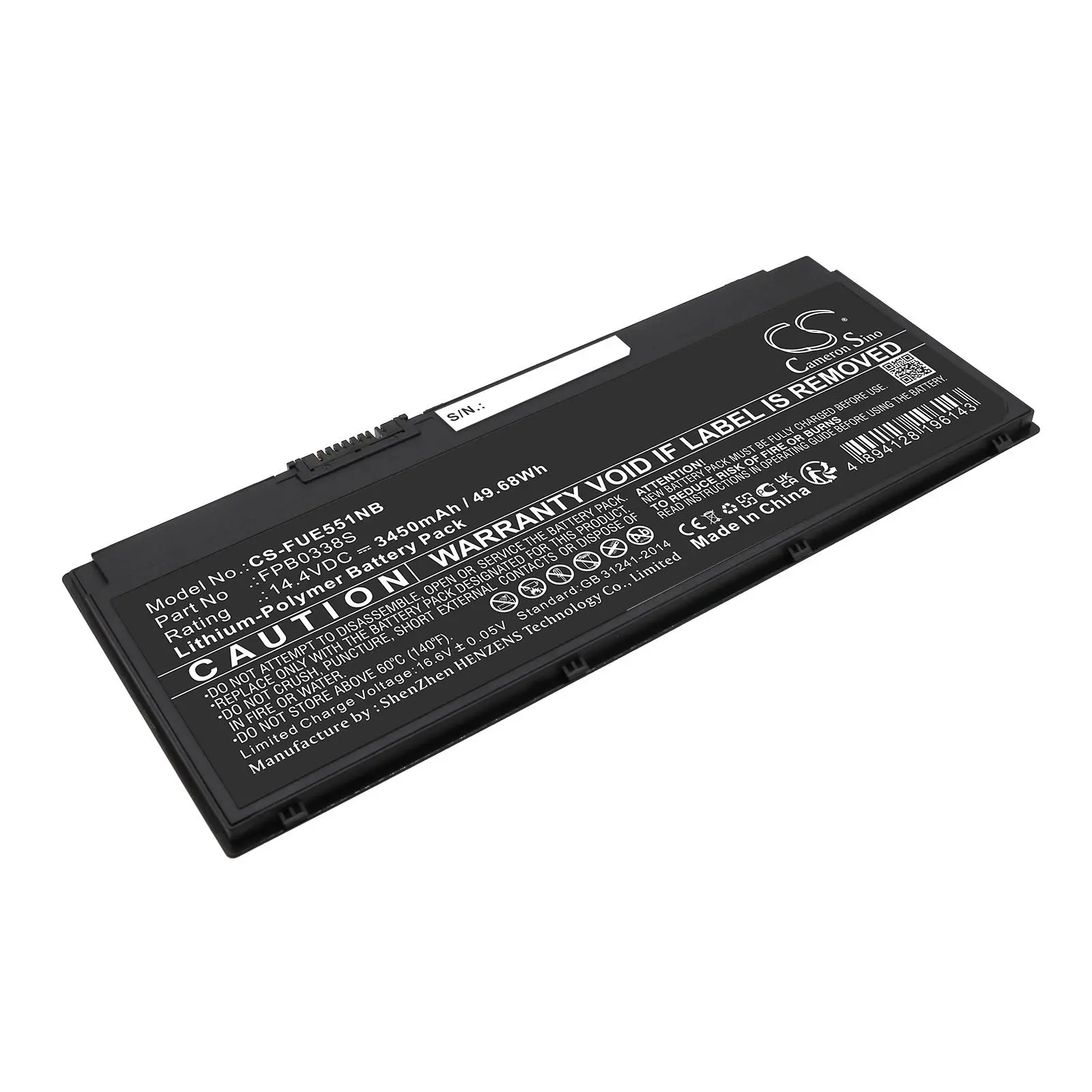 Батерия за лаптоп FUJITSU LifeBook E448, E5511, T939, U7410, U747, U757, FMVNBP248, FPCBP531 LiPo 14.4V 3450 mAh CAMERON SINO - image 1
