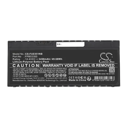 Μπαταρία για laptop FUJITSU LifeBook E448, E5511, T939, U7410, U747, U757, FMVNBP248, FPCBP531 LiPo 14.4V 3450 mAh CAMERON SINO - 1