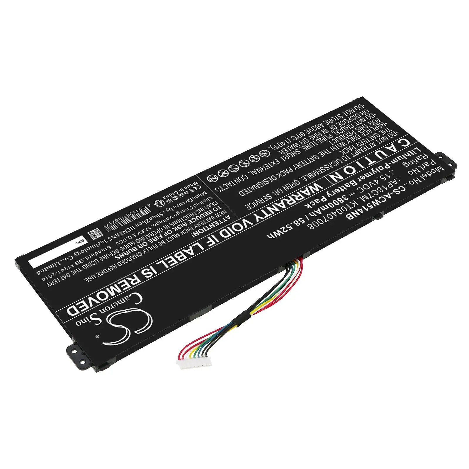 Батерия за лаптоп ACER ConceptD 3 CN316-73G-729B, Swift 3 SF313-52-507Z, TravelMate Spin P4, AP18C7M LiPo 15.4V 3800 mAh CAMERON SINO - image 2
