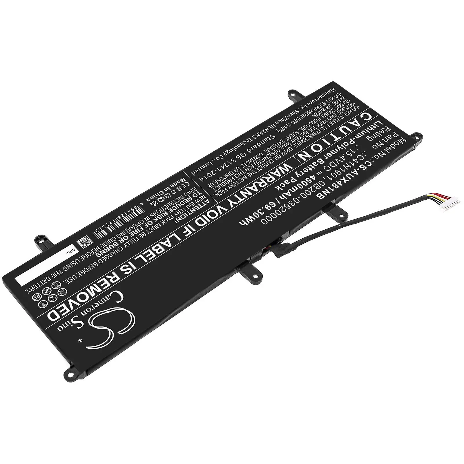 Батерия за лаптоп  ASUS ZenBook 14 UX481F, ZenBook Duo UX481FA, C41N1901 LiPo 15.4V  4500 mAh CAMERON SINO - image 2