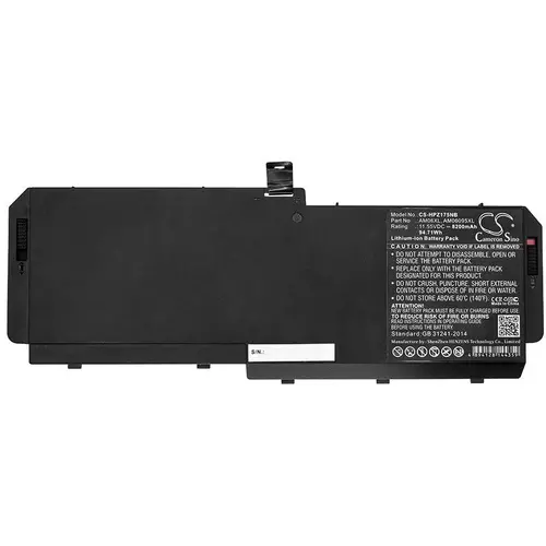 Μπαταρία laptop, CAMERON SINO, Li-Ion 11,55V 8200mAh – συμβατή με HP AM06XL, ZBook 17 G5 - 1