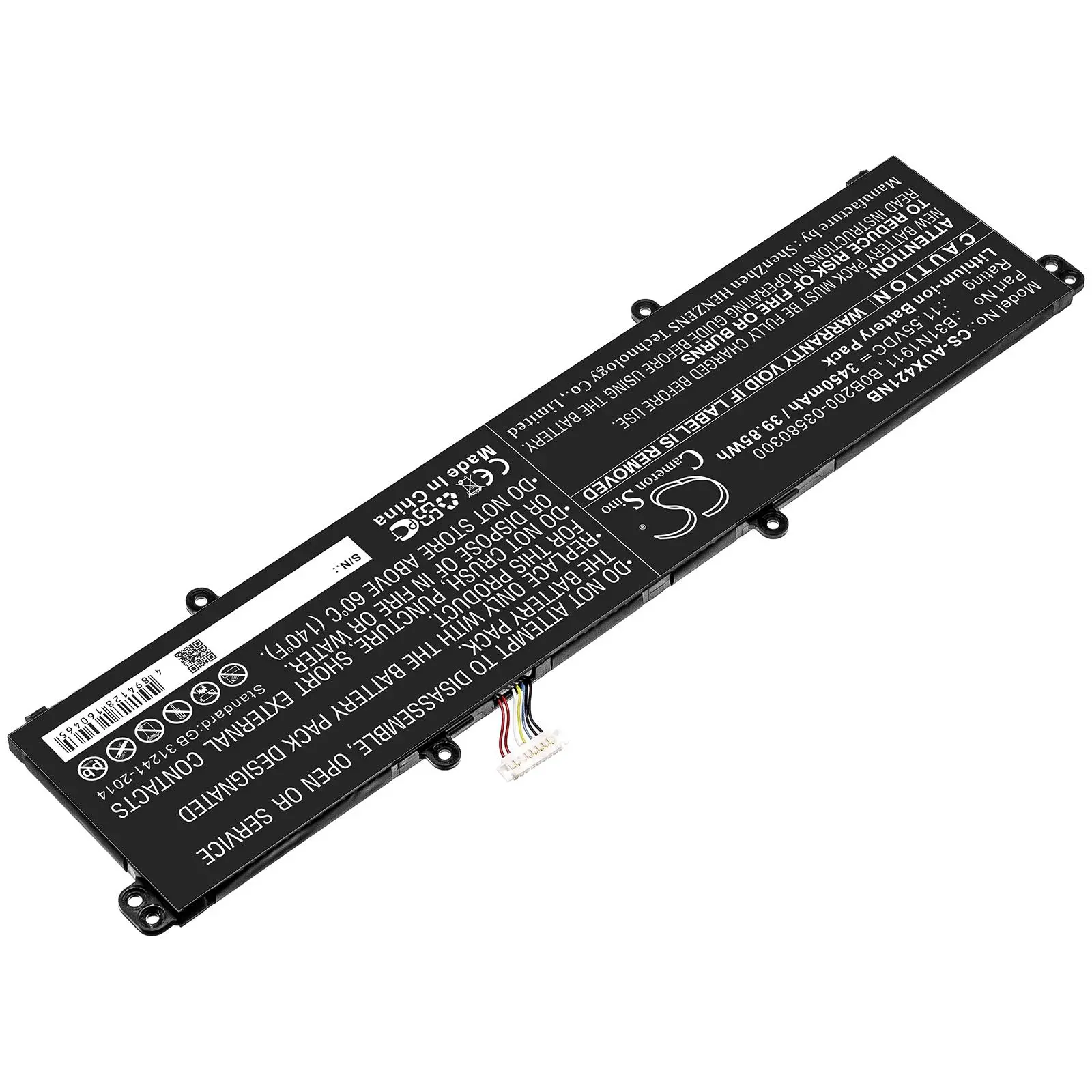 Батерия за лаптоп  ASUS VivoBook Flip 14 TM420IA DB71, VivoBook 14 F413, B31N1911 LiPo 11.55V 3450mAh CAMERON SINO - image 2