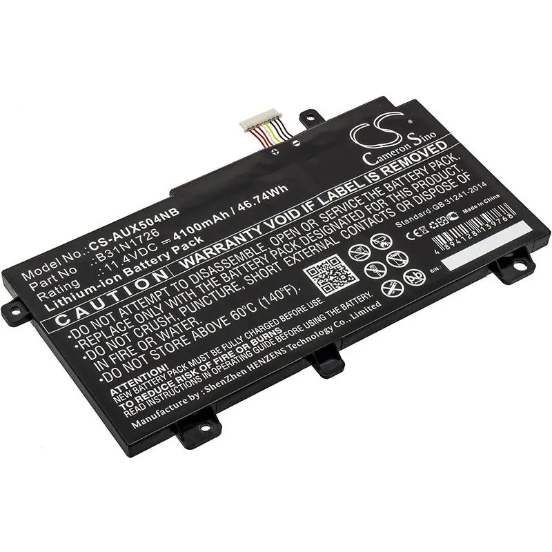 Батерия за лаптоп ASUS FX504, TUF Gaming A15 FA506IC-HN075W, TUF Gaming FX505DD-AB71-CA, B31BN91 LiPo 11.4V 4100mAh CAMERON SINO - image 1