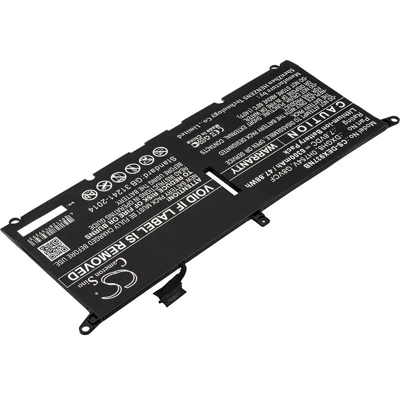Батерия за лаптоп DELL XPS 13 2018, XPS 13 9370, 0H754V, DXGH8 LiPo 7.6V 6300mAh CAMERON SINO - image 2