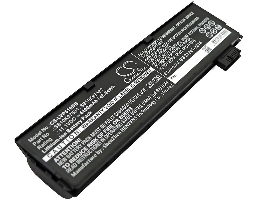 Батерия за лаптоп LENOVO Thinkpad P51S, Thinkpad T470, Thinkpad T570, 01AV422 LiIon 11.1V 4400mAh CAMERON SINO - image 1