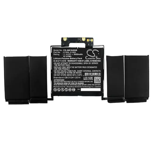 Μπαταρία για laptop Apple MacBook Pro 2.3 GHZ Core I5(I5-8259U) A1989(EMC 3214) A1964, A1989 LiPo 11.4V 5050mAh CAMERON SINO - 1
