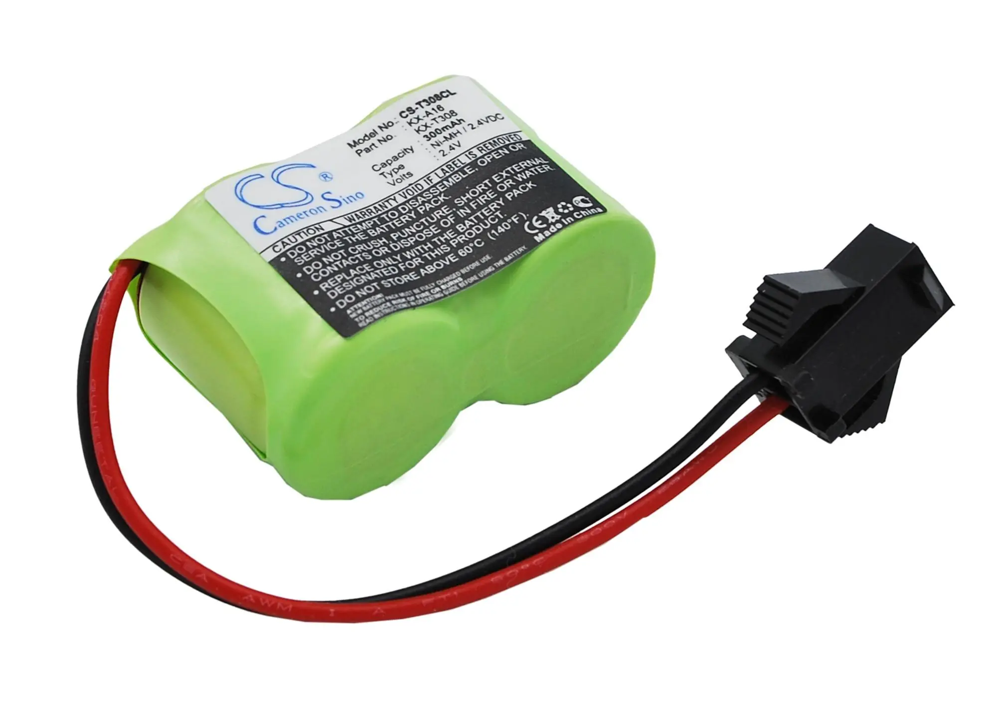 Батерия за телефон Panasonic KX-A16 KX-T1232 KX-T308 2,4V 300mAh CS-T308CL Cameron Sino - image 1