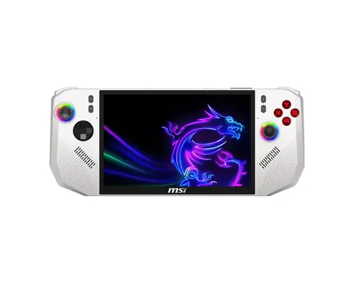 Конзола, MSI Claw A8 BZ2EM, 8" FHD+ (1920x1200), 120Hz VRR Touchscreen, AMD Ryzen Z2 Extreme, AMD Radeon 890M, 24GB LPDDR5x , 1 TB M.2 SSD, Hall Effect analog sticks&triggers, FP, 2x2W, WiFi 7+BT5.4, 2x TB 4, MicroSD, Win11H, 0.765kg