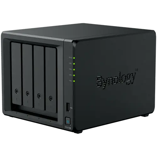 Synology DiskStation DS425+ Tower, 4 locașuri 3.5'' SATA HDD/SSD, 2 x sloturi M.2 2280 NVMe SSD, procesor Intel Celeron J4125 4 nuclee 2.0 GHz, 2 - 3
