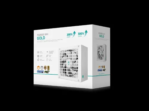 DeepCool захранване PSU ATX 3.1 850W Gold, Full Modular - PQ850G WH - 9