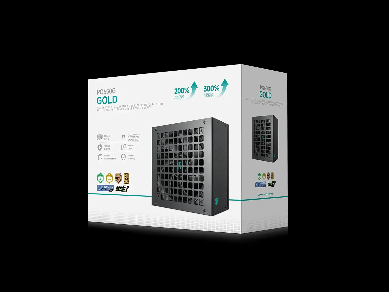 DeepCool захранване PSU ATX 3.1 650W Gold, Full Modular - PQ650G - image 8