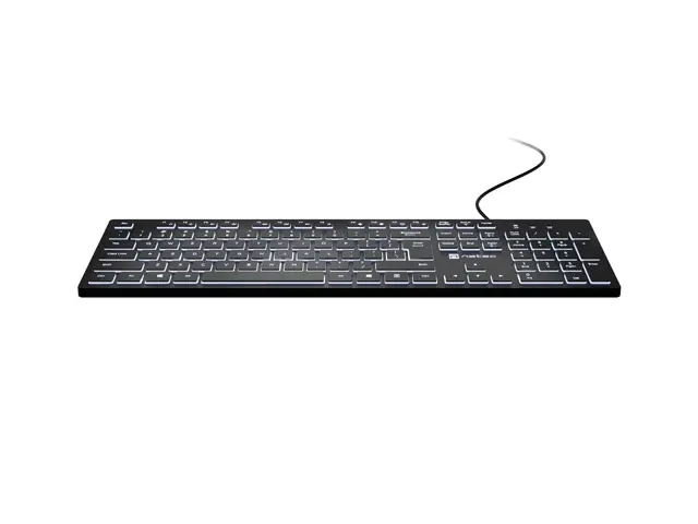 Клавиатура, Natec Keyboard Herring Glow US, White Backlight - image 4