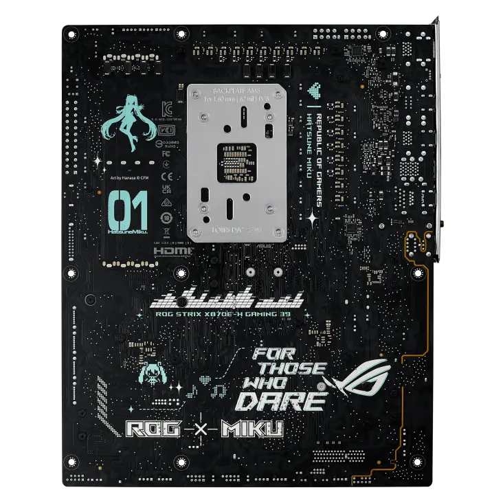 Дънна платка ASUS ROG STRIX X870E-H GAMING Hatsune Miku Edition WIFI 7 AM5 DDR5 - image 5