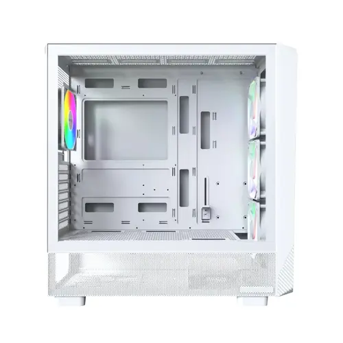Montech кутия Case ATX - X5 (W) - 4 A-RGB fans, USB-C - image 2