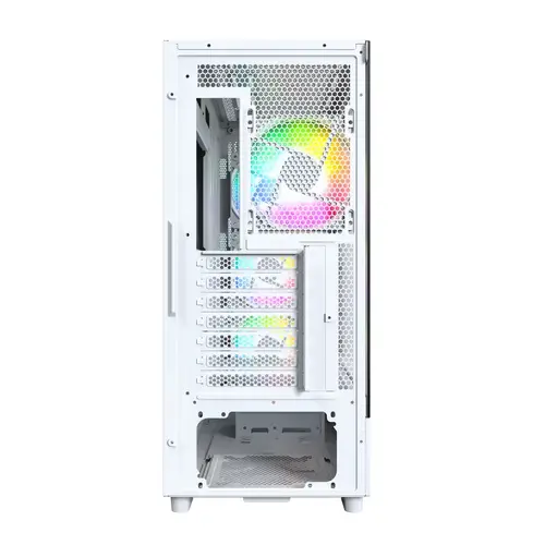 Montech кутия Case ATX - X5 (W) - 4 A-RGB fans, USB-C - image 4