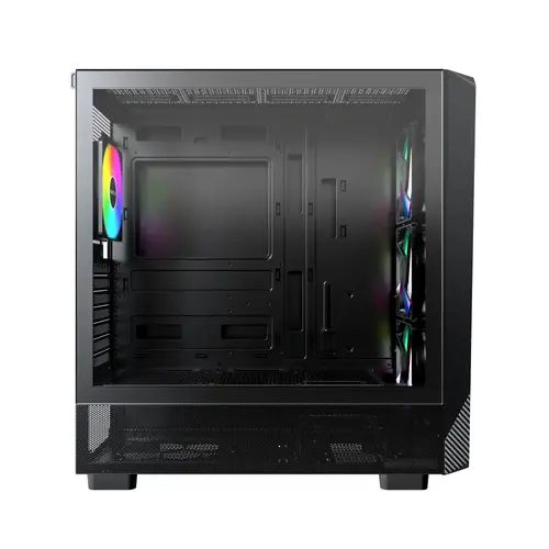 Montech Carcasă ATX - X5 (B) - 4 ventilatoare A-RGB, USB-C - 3