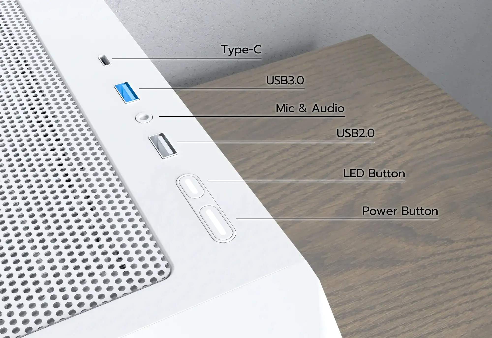Montech Carcasă ATX - X5 (B) - 4 ventilatoare A-RGB, USB-C - image 7