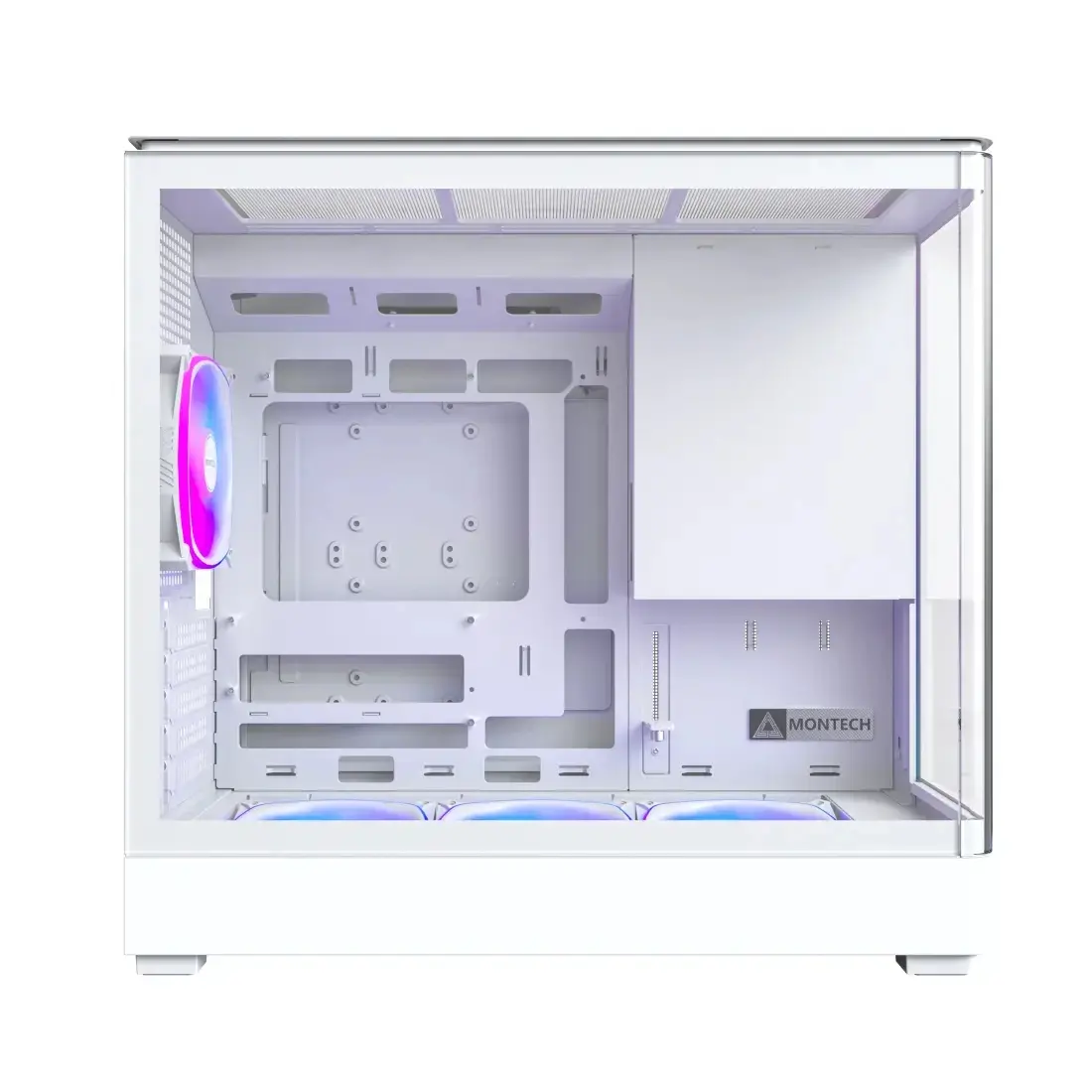 Montech κουτί Case mATX - KING 15 PRO (W) - 4 x 120 mm A-RGB, USB-C - image 3
