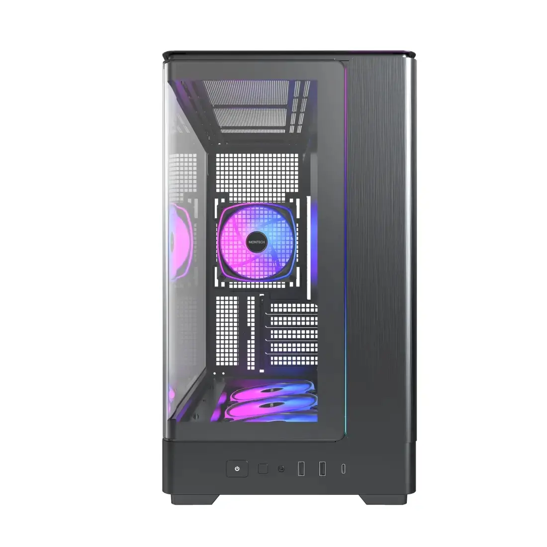 Montech κουτί Case mATX - KING 15 PRO (B) - 4 x 120 mm A-RGB, USB-C - image 2