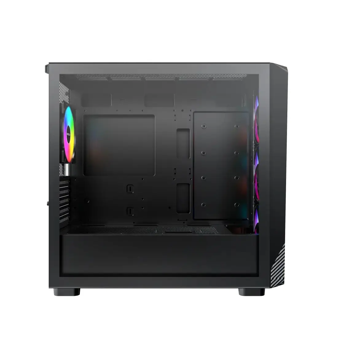 Montech carcasă mATX - X5M (B) - 4 x 120 mm A-RGB, USB-C - image 2