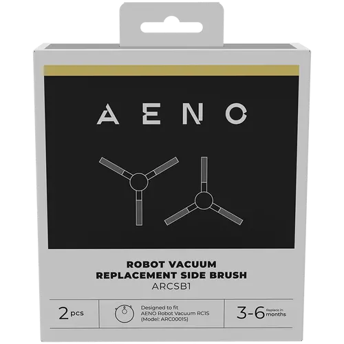 AENO Side brushes for robot vacuum cleaner RC1S with auto dust removal station, 2 pcs/set - image 1