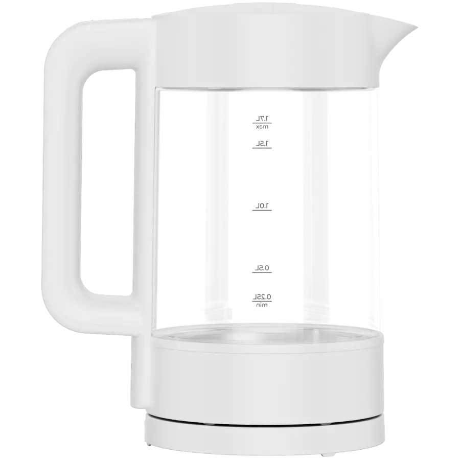 Electric Kettle, white, 220-240V, 1850-2200W, 1.7L, Keep warm 30 min, 40,60,80,90,100, console in Handle - image 5