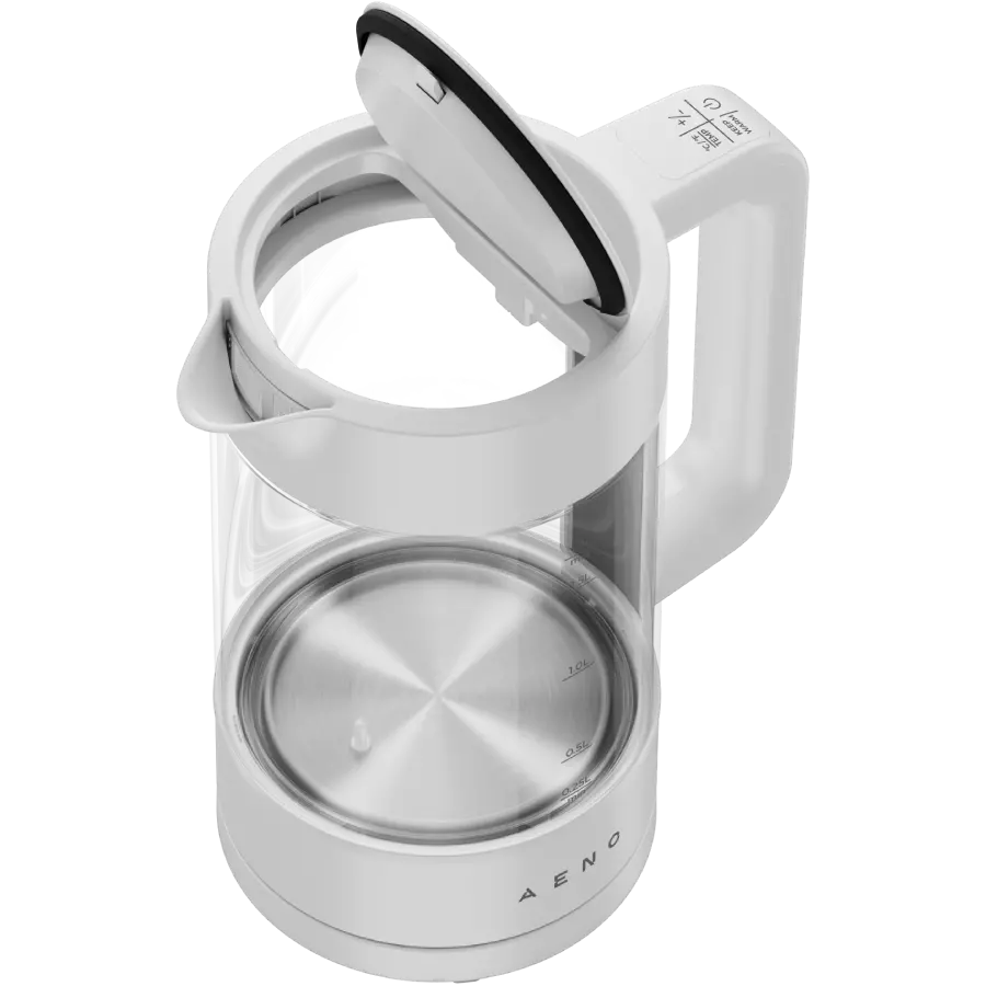 Electric Kettle, white, 220-240V, 1850-2200W, 1.7L, Keep warm 30 min, 40,60,80,90,100, console in Handle - image 6