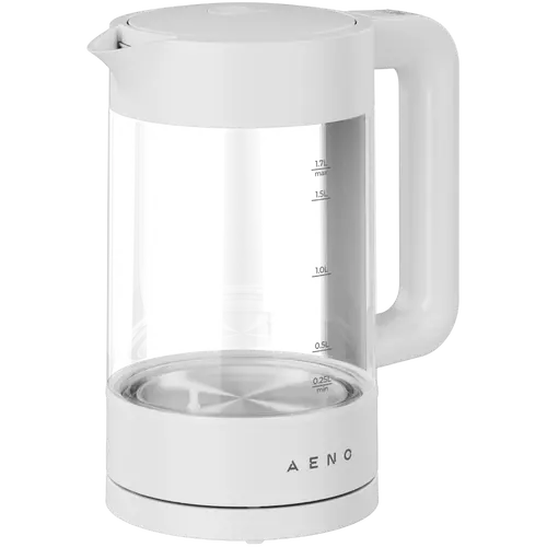 AENO EK5 Electric Kettle, 1.7L, Temp Control 40-100°C, Strix, White