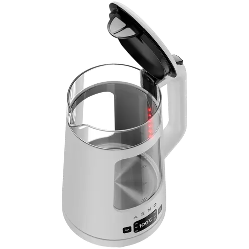 AENO Fierbător electric EK6: 1850-2200W, 2L, Strix, corp pătrat, capac transparent, sticlă foarte rezistentă, iluminare LED, oprire automată - 8