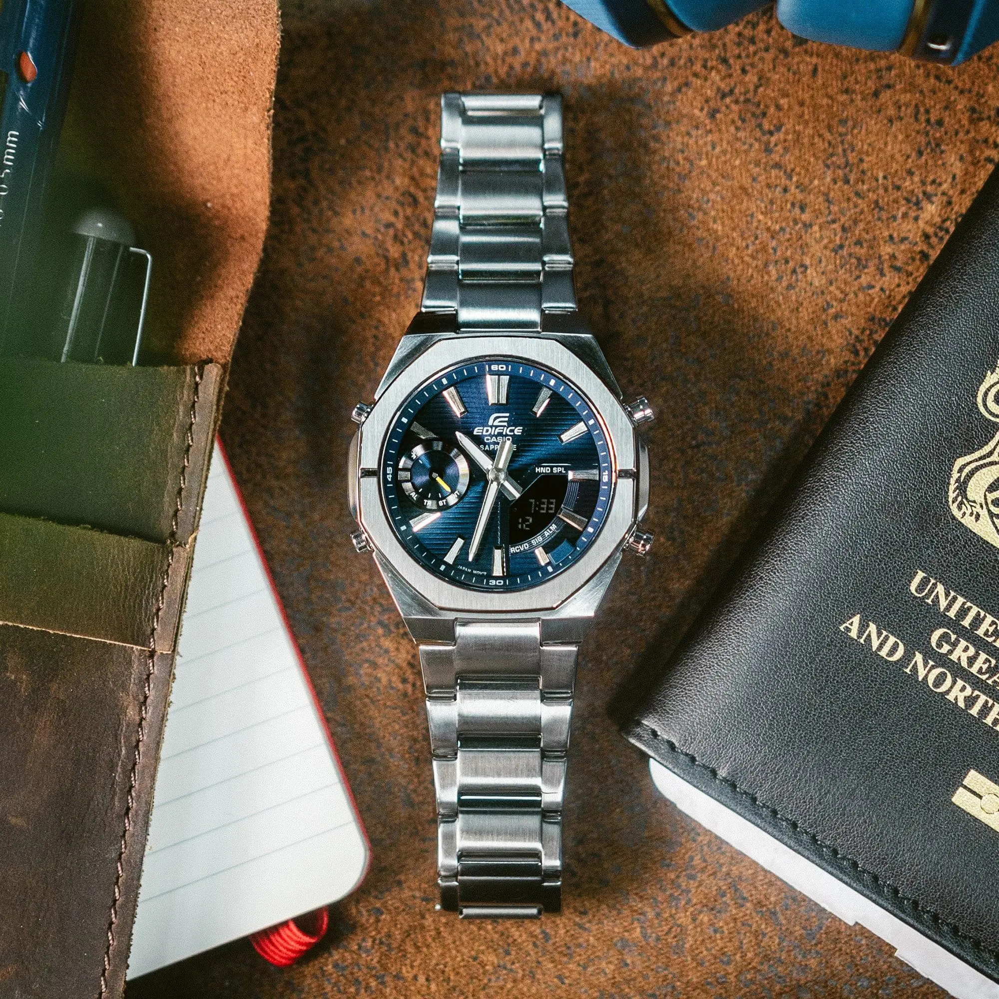 Мъжки часовник Casio Edifice Bluetooth Solar - ECB-S10D-2AEF - image 1
