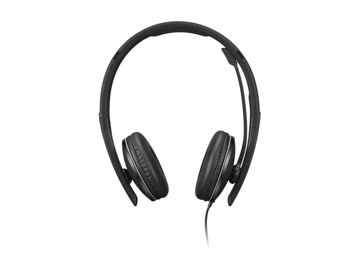 LENOVO Gen2 Headset on-ear wired USB-C black Certified for Microsoft Teams