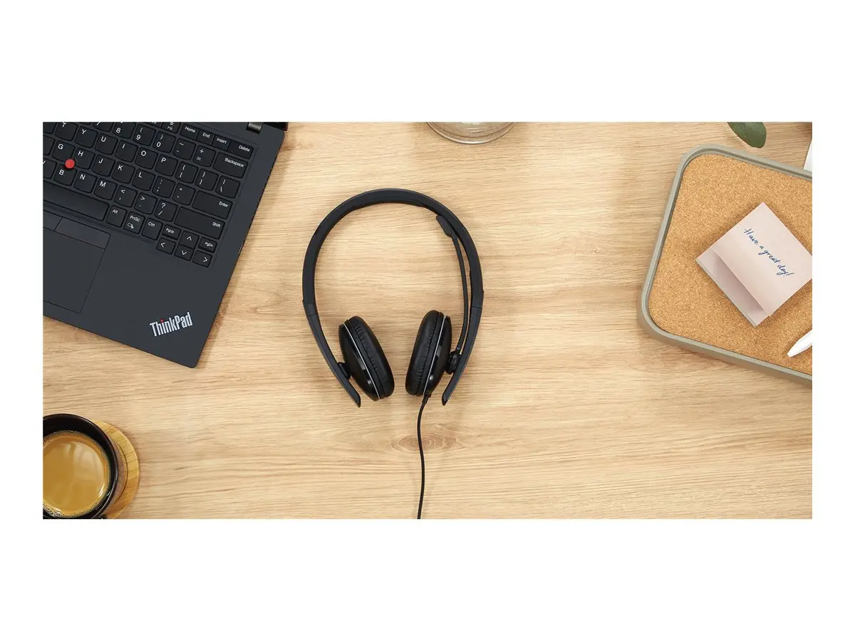 LENOVO Gen2 Headset on-ear wired USB-C black Certified for Microsoft Teams - image 7