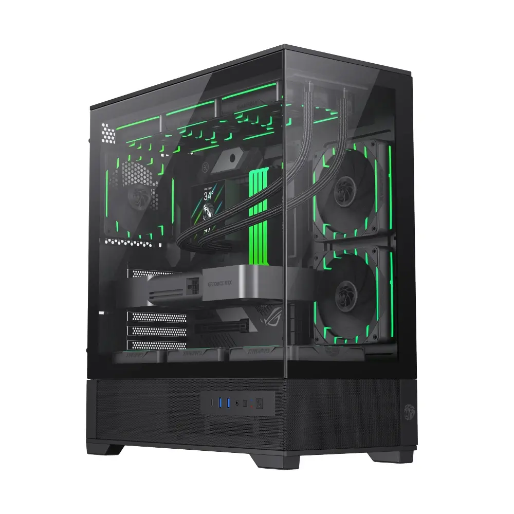 Gamemax κουτί Case EATX - Vista 2 AB - 3 x 120 mm Addressable RGB