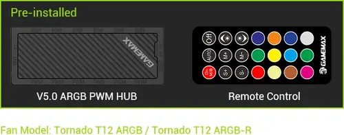 Gamemax κουτί Case EATX - Vista 2 AB - 3 x 120 mm Addressable RGB - 13