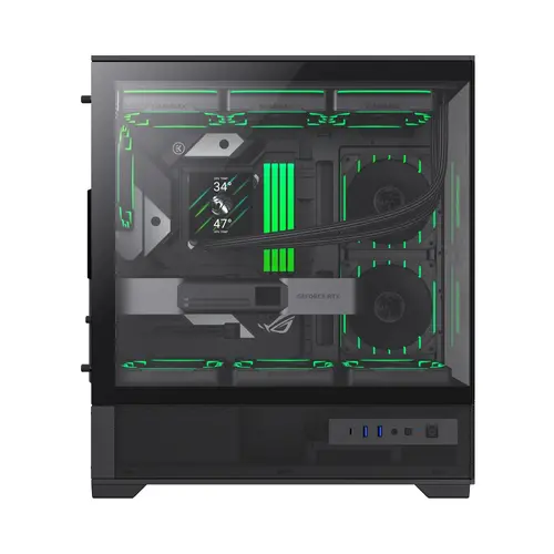 Gamemax carcasă Case EATX - Vista 2 AB - 3 x 120 mm Addressable RGB - 3